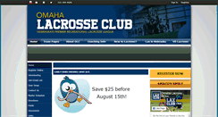 Desktop Screenshot of omahalacrosseclub.com